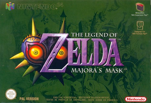 Boitier européen de Majora’s Mask (Image diverse - Boîtiers - Majora’s Mask)