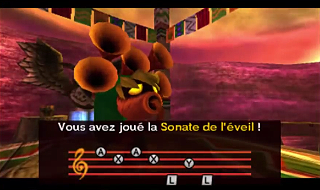 Screenshot du jeu - Majora's Mask 3D - Le Marais du Sud - Vers le Temple de Bois-Cascade
