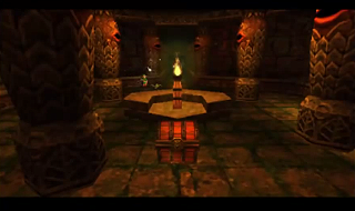 Screenshot de Majora's Mask 3D – Le temple du Bois-Cascade – Votre première arme