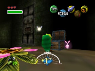 Screenshot de Majora's Mask – Le temple du Bois-Cascade – Votre première arme