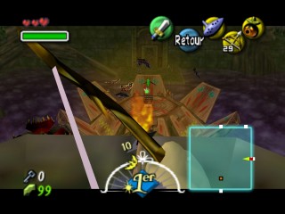 Screenshot de Majora's Mask – Le temple du Bois-Cascade – Votre première arme