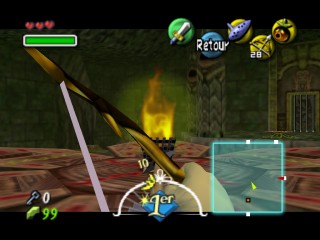 Screenshot de Majora's Mask – Le temple du Bois-Cascade – Votre première arme