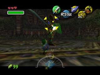 Screenshot de Majora's Mask – Le temple du Bois-Cascade – Votre première arme