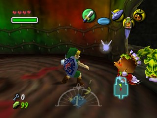 Screenshot de Majora's Mask – Le temple du Bois-Cascade – Votre première arme