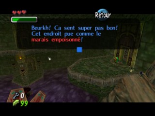 Screenshot de Majora's Mask – Le temple du Bois-Cascade – Votre première arme
