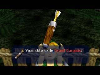 Screenshot de Majora's Mask – Le temple du Bois-Cascade – Votre première arme