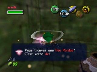 Screenshot de Majora's Mask – Le temple du Bois-Cascade – Votre première arme