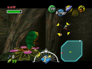 Screenshot de Majora's Mask – Le temple du Bois-Cascade – Votre première arme