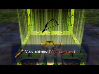 Screenshot de Majora's Mask – Le temple du Bois-Cascade – Votre première arme