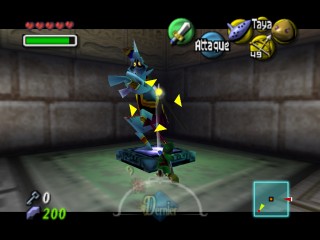 Screenshot de Majora's Mask - Nintendo 64 - Le Temple du Pic des Neiges