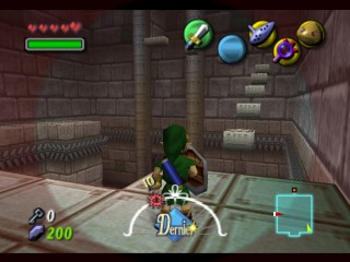 Screenshot de Majora's Mask - Nintendo 64 - Le Temple du Pic des Neiges