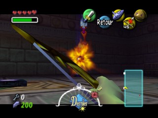 Screenshot de Majora's Mask - Nintendo 64 - Le Temple du Pic des Neiges