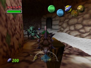 Screenshot de Majora's Mask - Nintendo 64 - Le Temple du Pic des Neiges