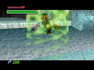 Screenshot de Majora's Mask - Nintendo 64 - Le Temple du Pic des Neiges