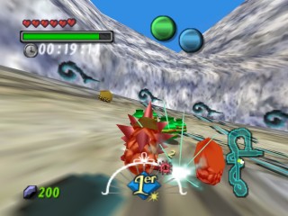 Screenshot de Majora's Mask - Nintendo 64 - Le Temple du Pic des Neiges