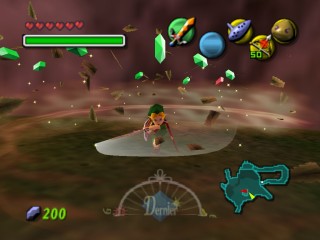 Screenshot de Majora's Mask - Nintendo 64 - Le Temple du Pic des Neiges