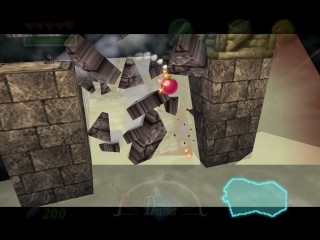 Screenshot de Majora's Mask - Nintendo 64 - Le Temple du Pic des Neiges