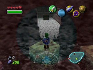 Screenshot de Majora's Mask - Nintendo 64 - Le Temple du Pic des Neiges