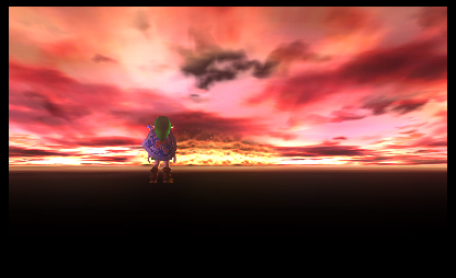La fin du monde (Screenshot - Screenshots de la version 3DS- Majora’s Mask)