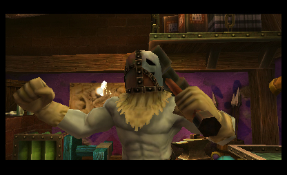 Gabora dans sa forge au village de la Montagne (Screenshot - Screenshots de la version 3DS- Majora’s Mask)