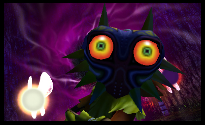 Le combat contre Skull Kid lors des dernières heures (Screenshot - Screenshots de la version 3DS- Majora’s Mask)