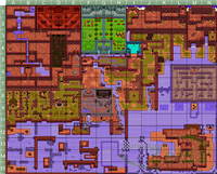 Plan de la zone Cité Symétrique, Pics Talus