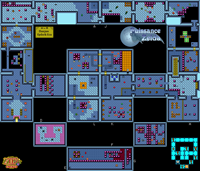 Plan de la zone Donjon Épée & Écu