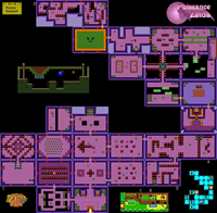 Plan de la zone Ruines Serpent