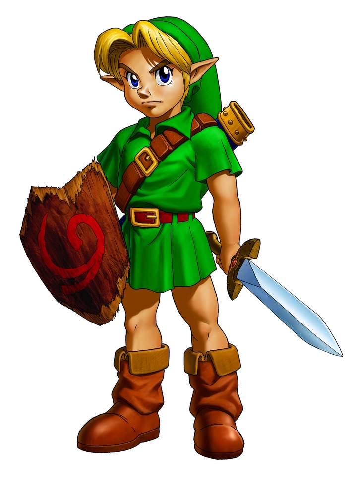 Link enfant (Artwork - Personnages - Ocarina of Time)