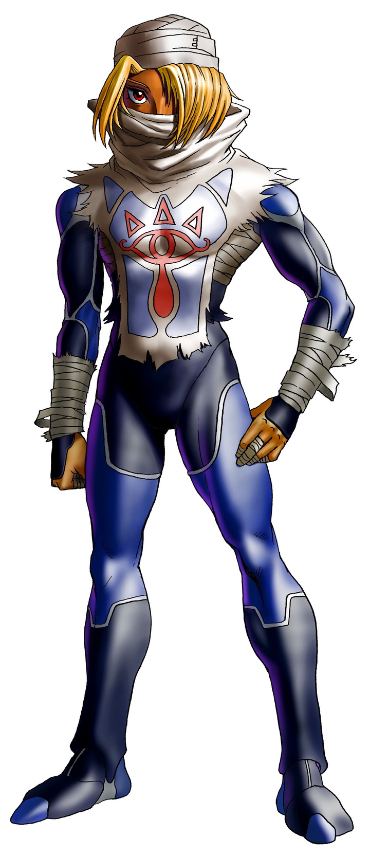 Sheik (Artwork - Personnages - Ocarina of Time)