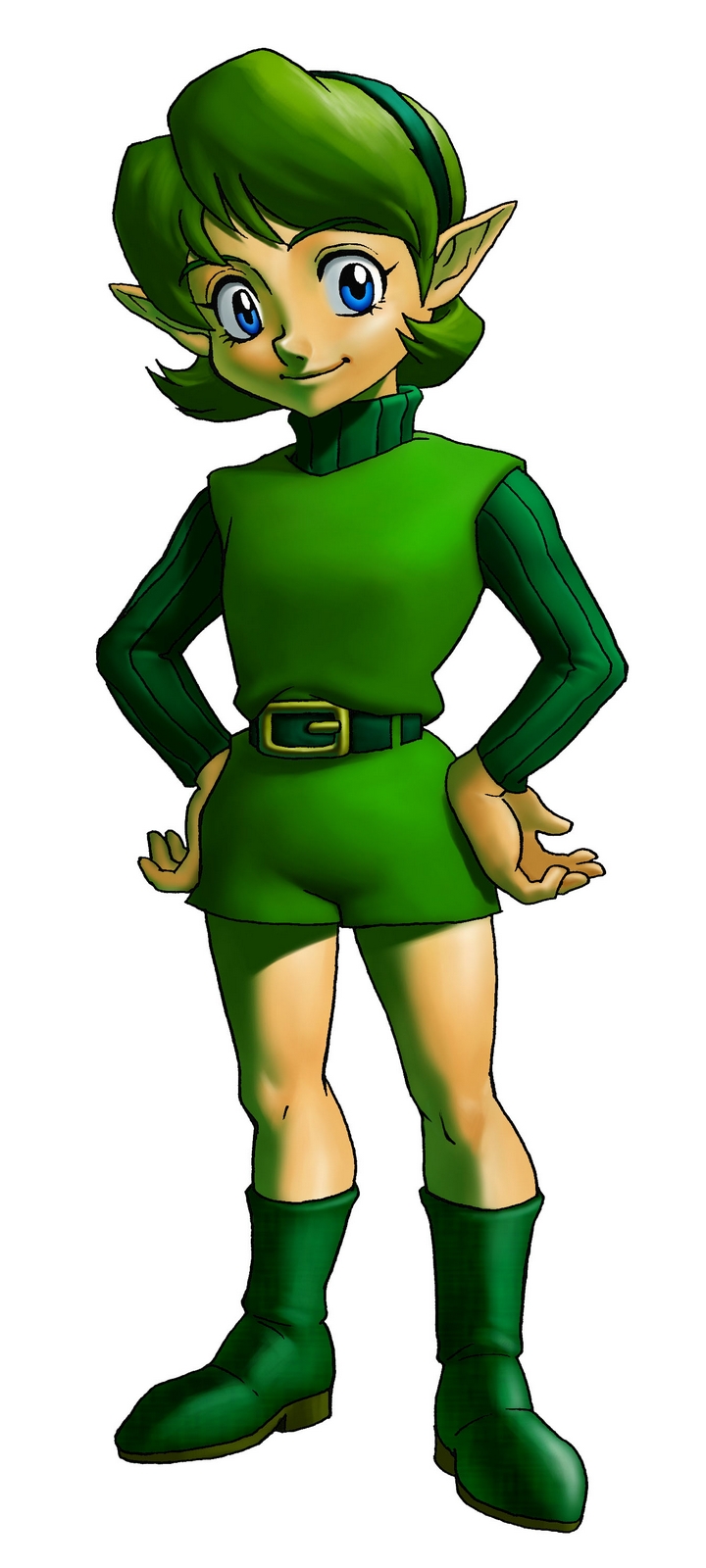 Saria (Artwork - Personnages - Ocarina of Time)