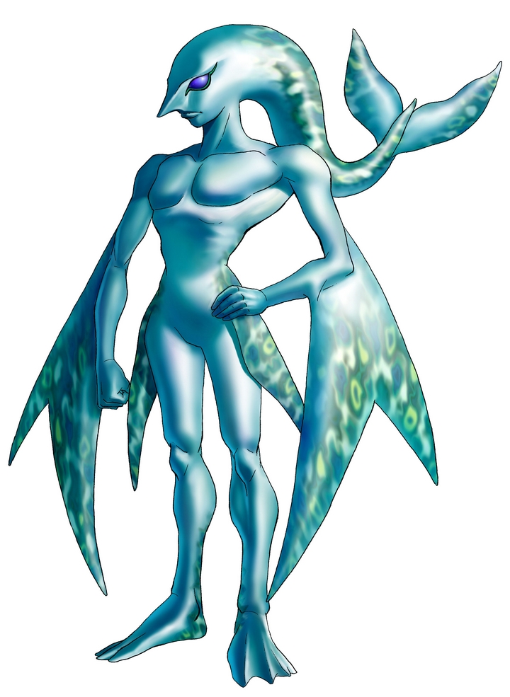 Un Zora (Artwork - Personnages - Ocarina of Time)