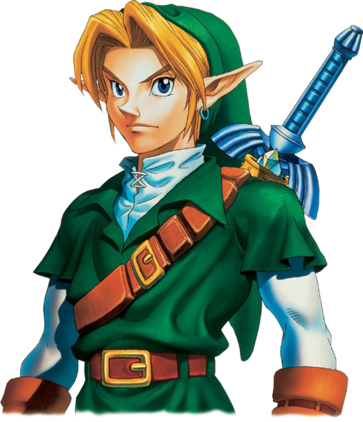 Portrait de Link (Artwork - Personnages - Ocarina of Time)