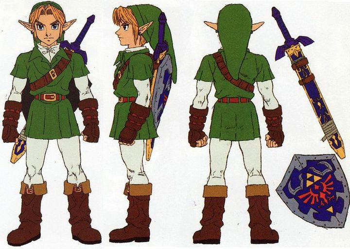 Link adulte (Artwork - Concept Arts - Ocarina of Time)