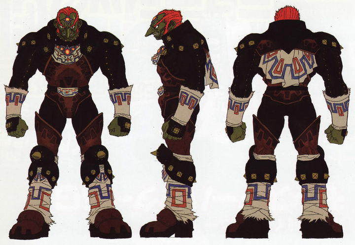 Ganondorf (Artwork - Concept Arts - Ocarina of Time)