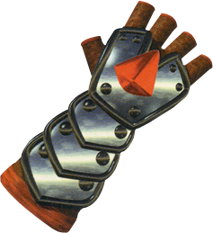 Gantelets d'argent (Artwork - Items - Ocarina of Time)