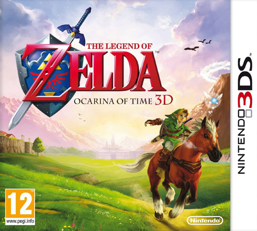 Boîtier européen d'Ocarina of Time sur Nintendo 3DS (Image diverse - Boîtiers - Ocarina of Time)