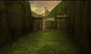 Screenshot de Ocarina of Time 3D -  Le Mont du Péril - Le Village Cocorico