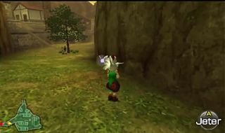 Screenshot de Ocarina of Time 3D -  Le Mont du Péril - Le Village Cocorico