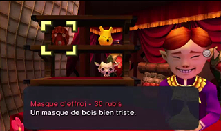 Screenshot de Ocarina of Time 3D - Le Mont du Péril - Quête des Masques