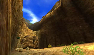 Screenshot de Ocarina of Time 3D - Le Mont du Péril