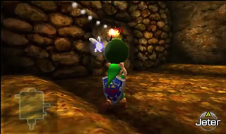Screenshot de Ocarina of Time 3D - La Caverne Dodongo - Aile Est du Donjon