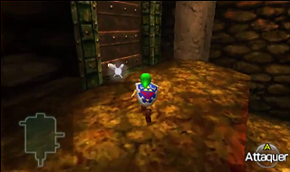 Screenshot de Ocarina of Time 3D - La Caverne Dodongo - Aile Est du Donjon
