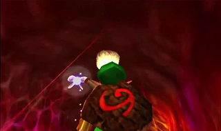 Screenshot de Ocarina of Time 3D - Le Ventre de Jabu-Jab - Au service de sa majesté