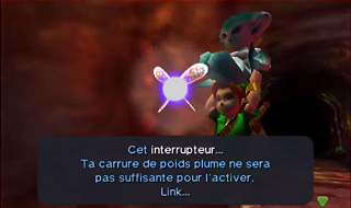 Screenshot de Ocarina of Time 3D - Le Ventre de Jabu-Jab - Au service de sa majesté