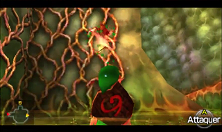 Screenshot de Ocarina of Time 3D - Le Ventre de Jabu-Jab - Sauver la princesse