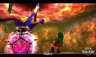 Screenshot de Ocarina of Time 3D - Le Ventre de Jabu-Jab - Sauver la princesse