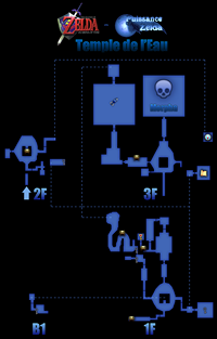 Plan de la zone Le Temple de l'Eau