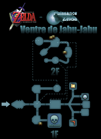 Plan de la zone Le Ventre de Jabu-Jabu