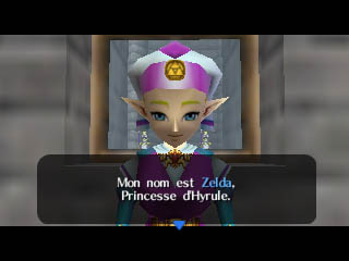 Rencontre avec la Princesse Zelda (Screenshot - Screenshots d'Ocarina of Time- Ocarina of Time)